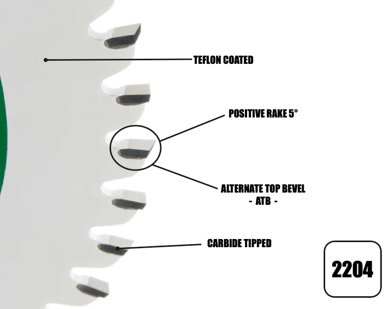 160mm x 20mm x 2.2mm 48 Tooth Track/Circular Saw Blade - 2204 - Image 3