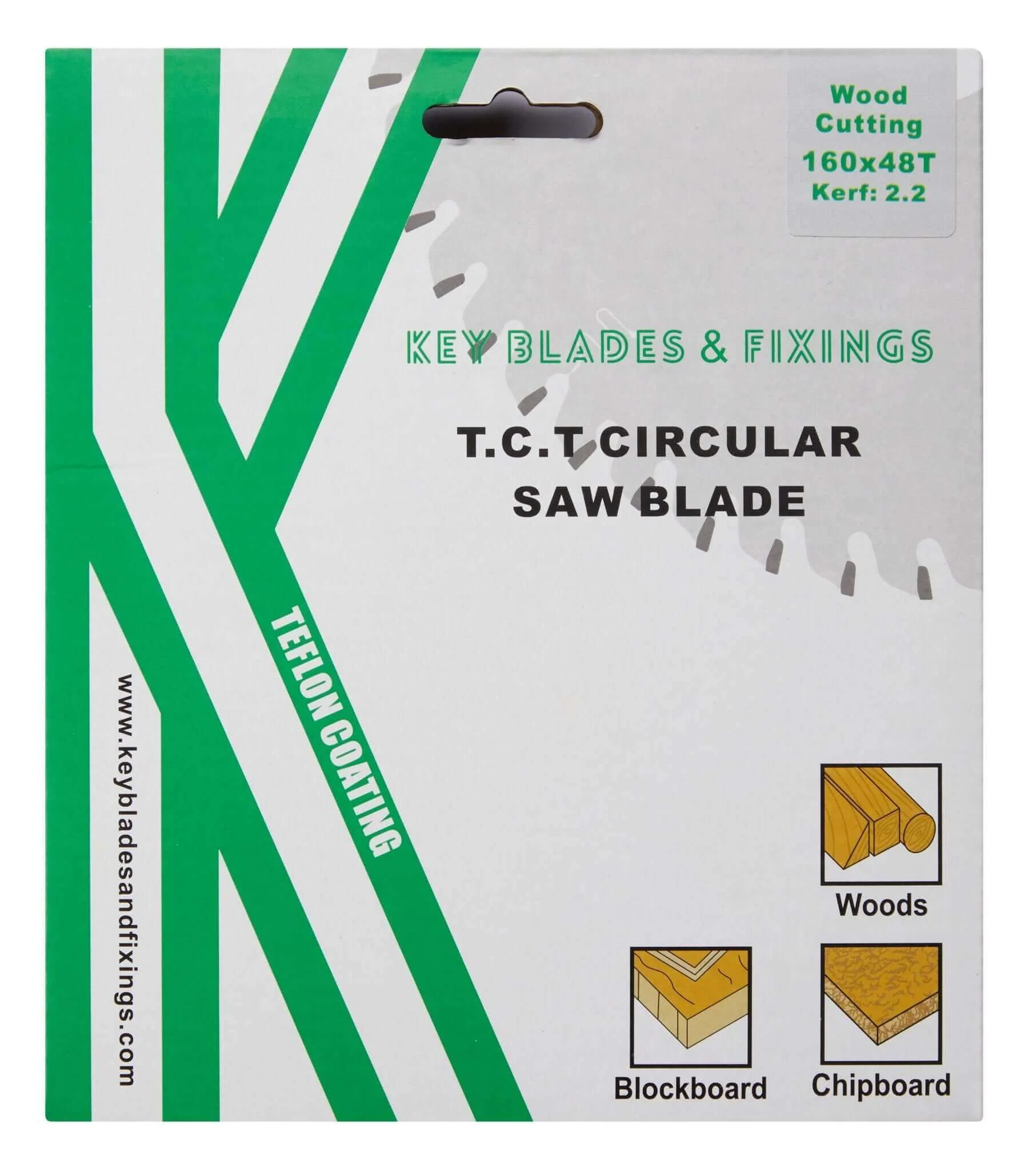 160mm x 20mm x 2.2mm 48 Tooth Track/Circular Saw Blade - 2204 - Image 5