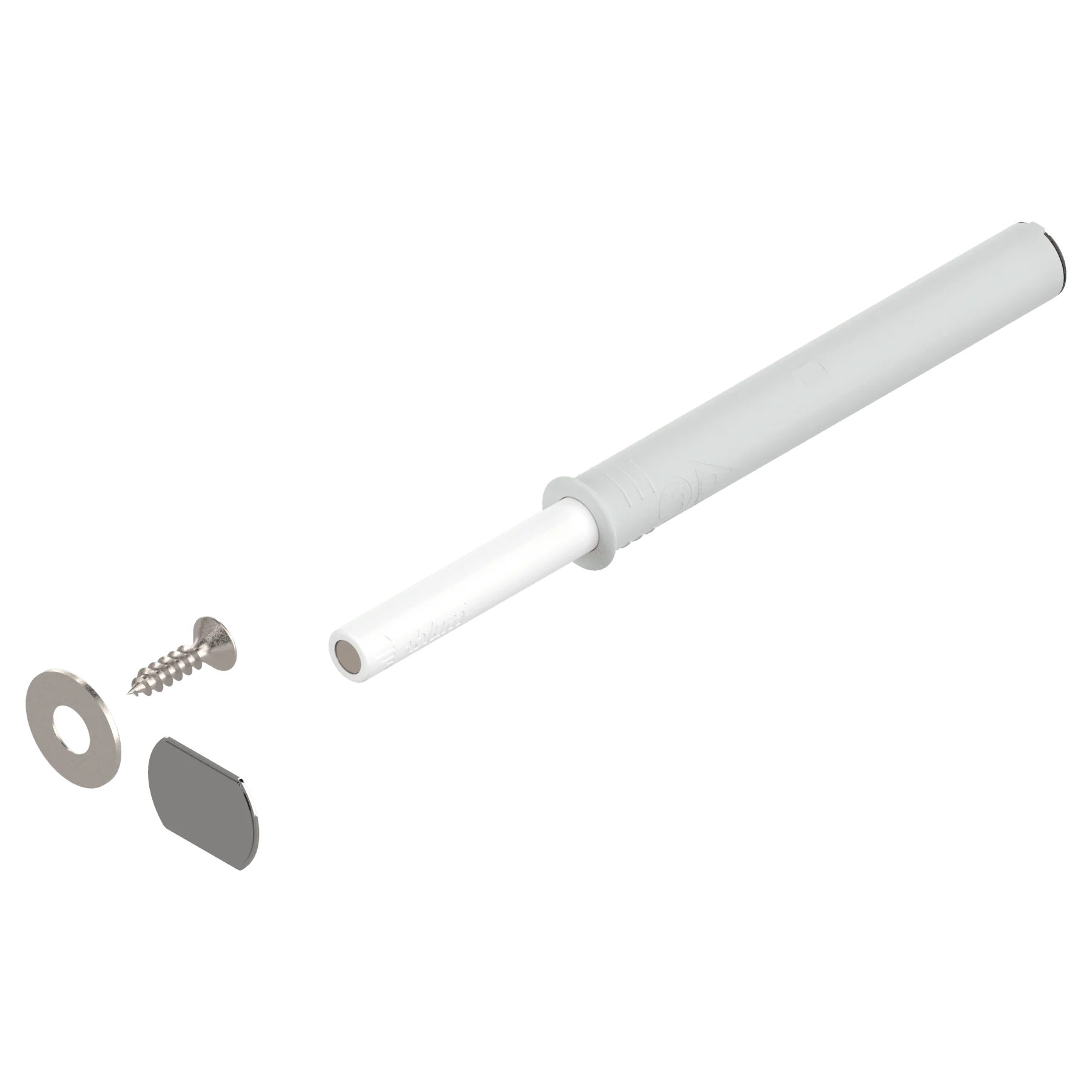 Blum Tip-On for Doors. Long Version With Magnet - Carbon Black / Platinum Grey / Silk White 956A1004 - Image 3