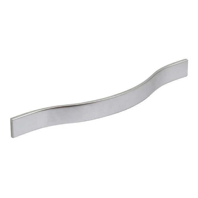 Polished Chrome & Nickel Cabinet Handle – M4TEC Turnberry L8 - Image 2