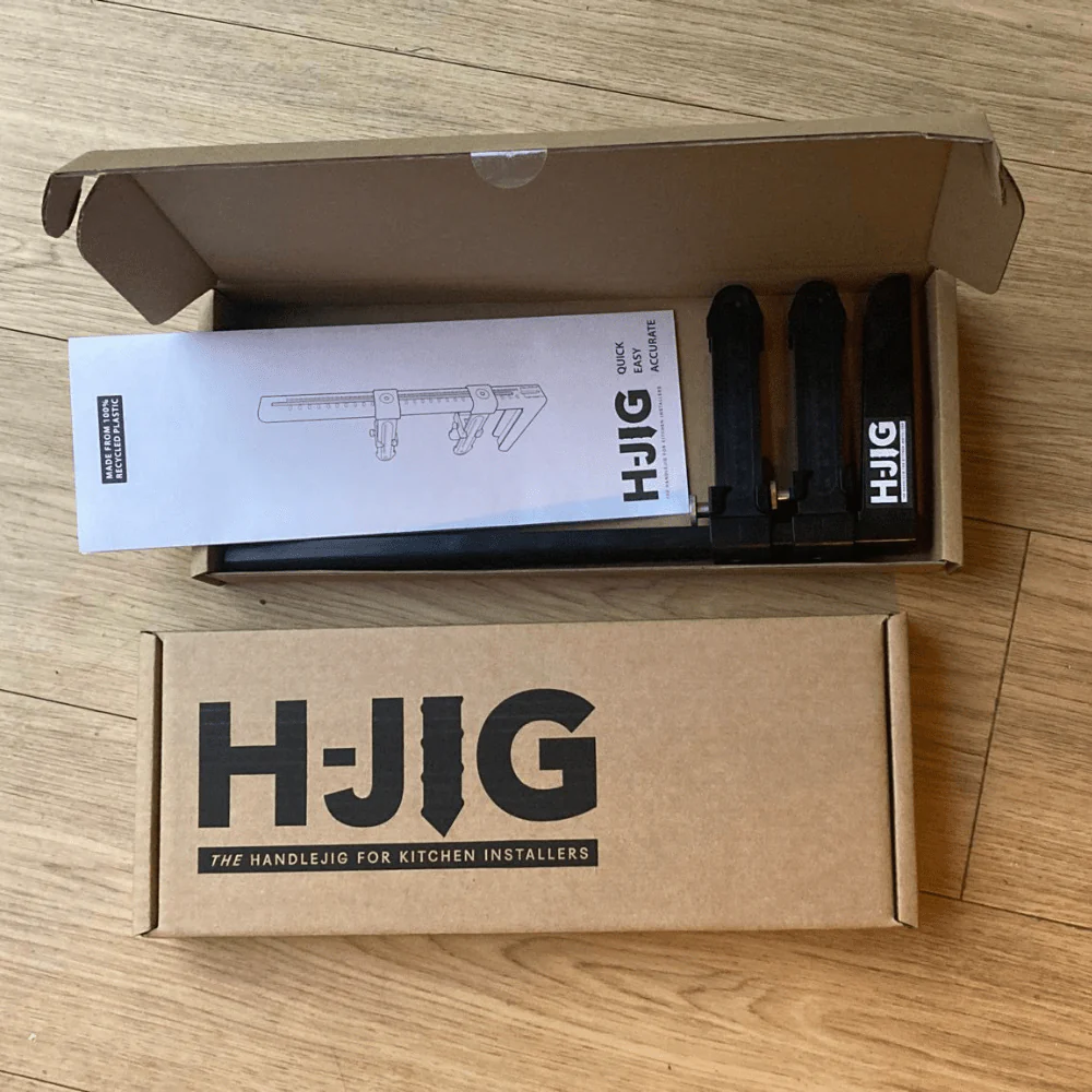 H-JIG Adjustable Kitchen Door Cabinet Handle Drill Template Guide Tool - Image 2