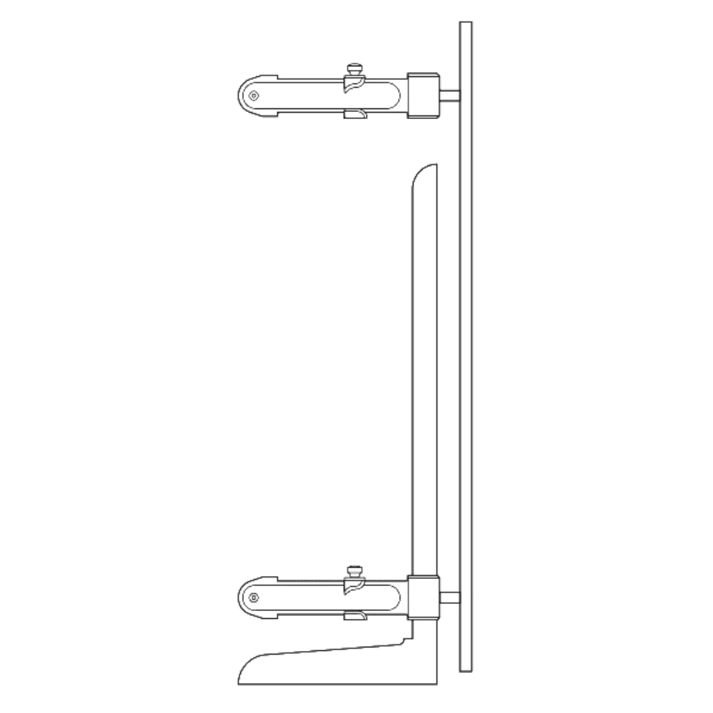 H-JIG Adjustable Kitchen Door Cabinet Handle Drill Template Guide Tool - Image 4