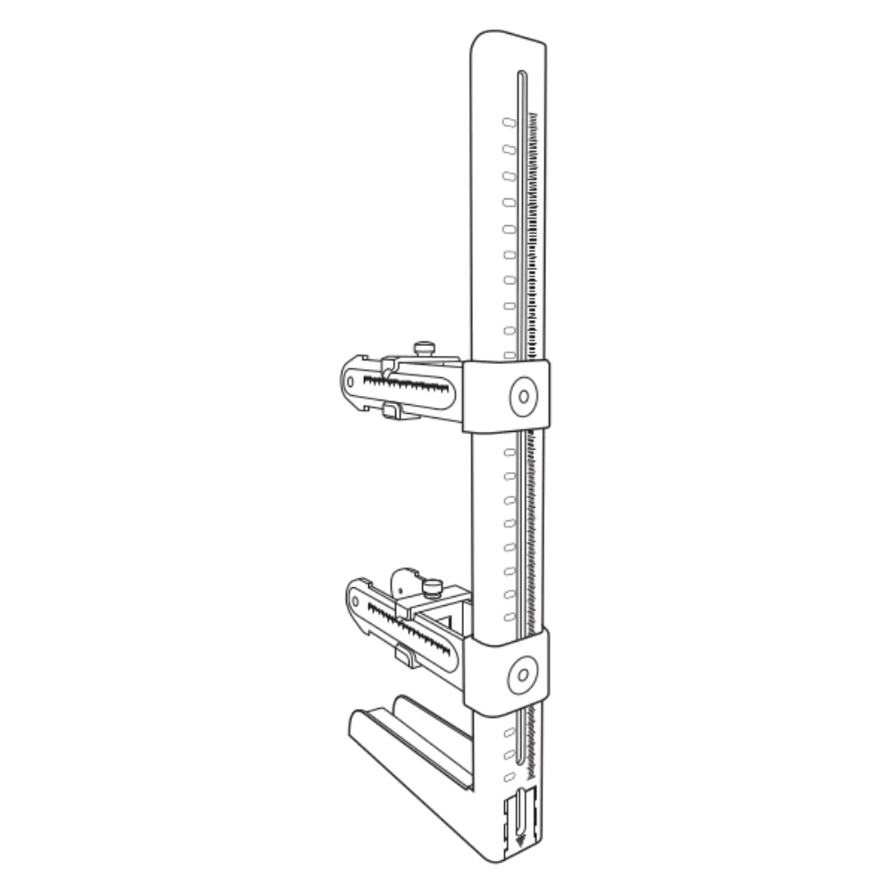 H-JIG Adjustable Kitchen Door Cabinet Handle Drill Template Guide Tool - Image 5