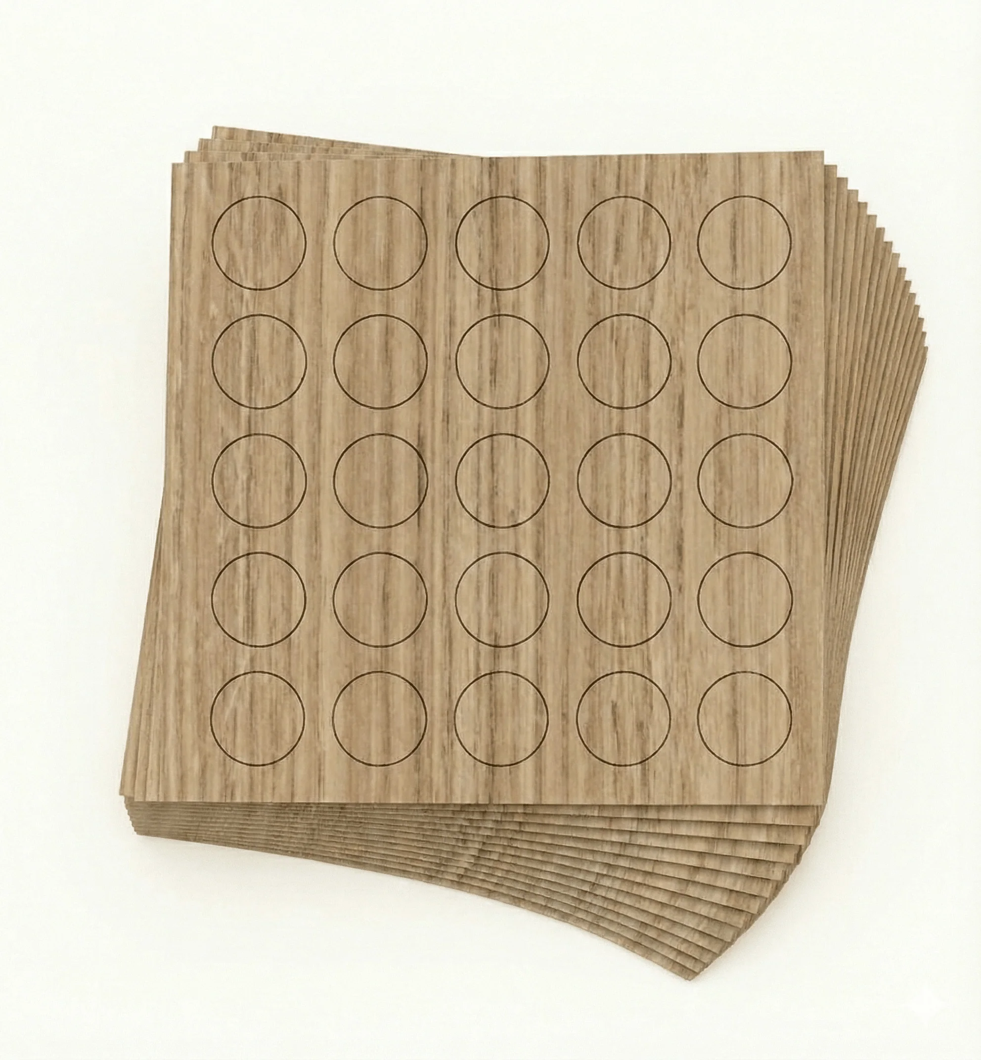 KwikCaps Self Adhesive Screw Cover Caps - Natural Kendal Oak (317) H3170 ST12 - Image 2