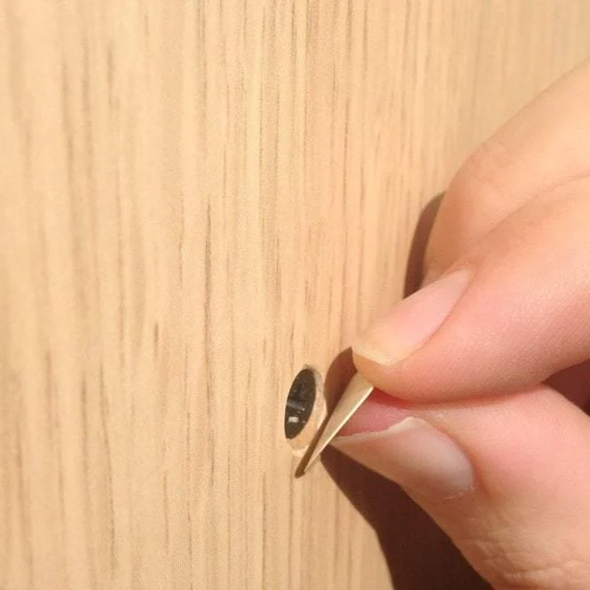 KwikCaps Self Adhesive Screw Cover Caps - Pasadena Pine (114) H1486 ST36 - CLEARANCE - Image 4