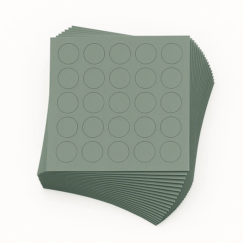 KwikCaps Self Adhesive Screw Cover Caps - Reed Green (996) U604 ST9 - Image 2