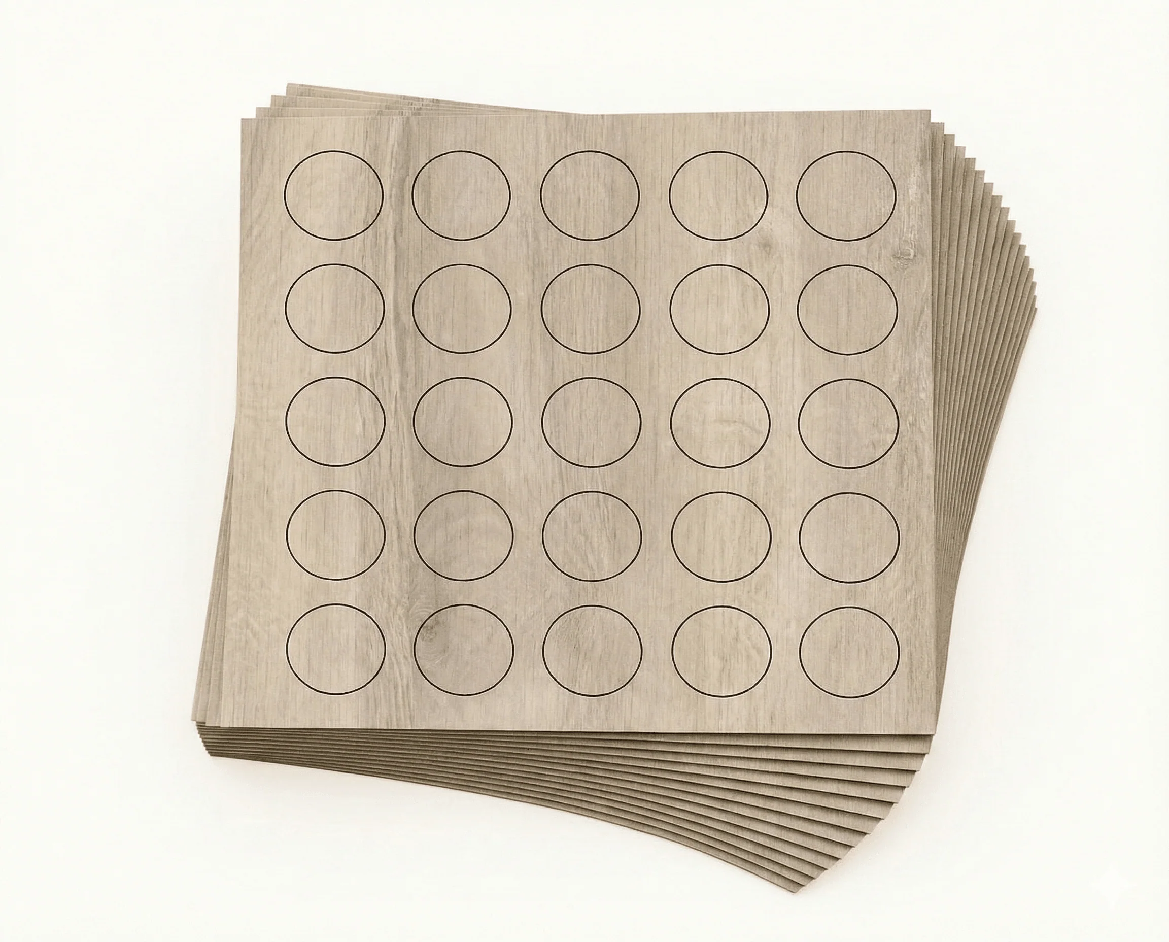 KwikCaps Self Adhesive Screw Cover Caps - Sand Beige Whiteriver Oak (157) H1312 ST10 - Image 2