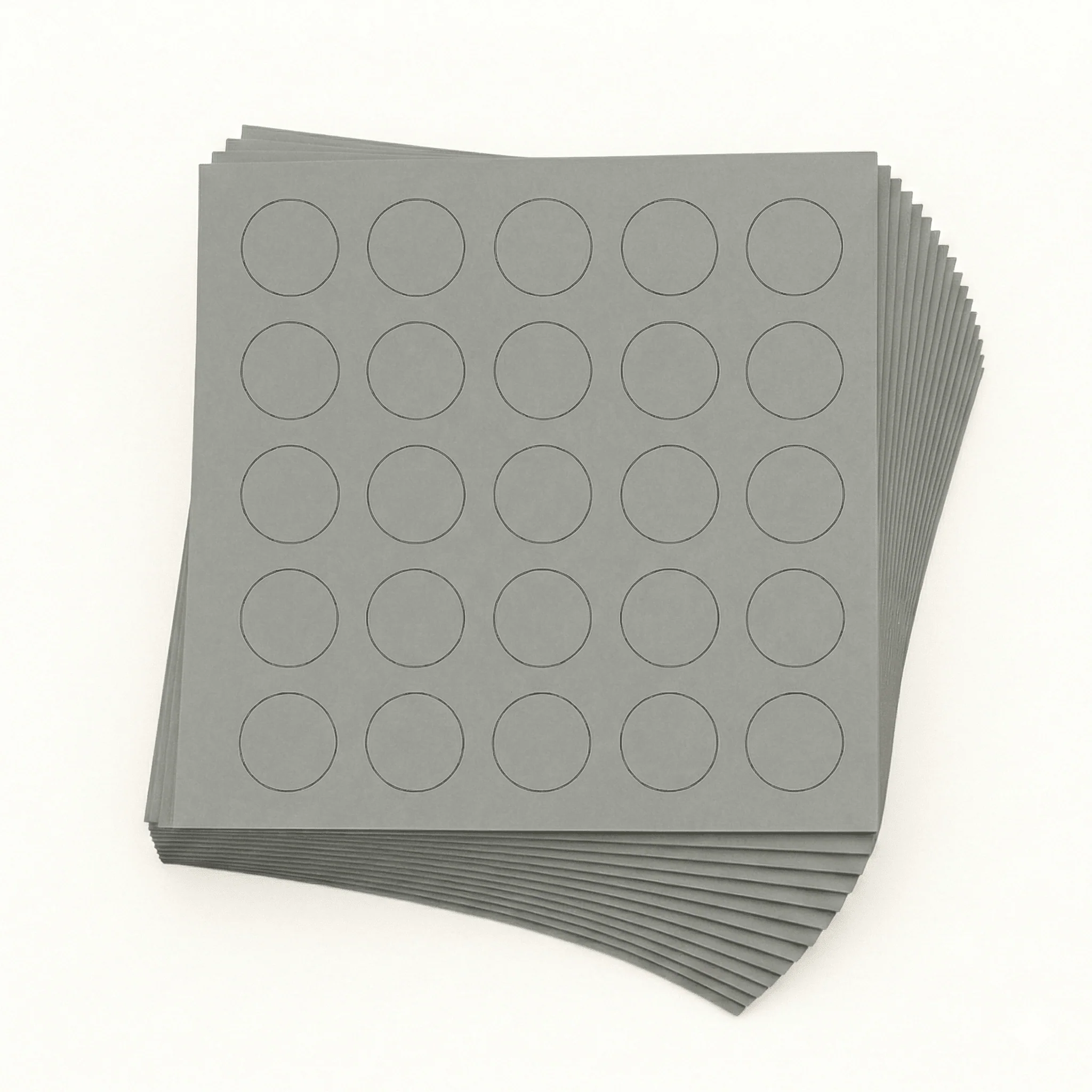 KwikCaps Self Adhesive Screw Cover Caps - Unilin Weave Slate Grey (643) - Image 2