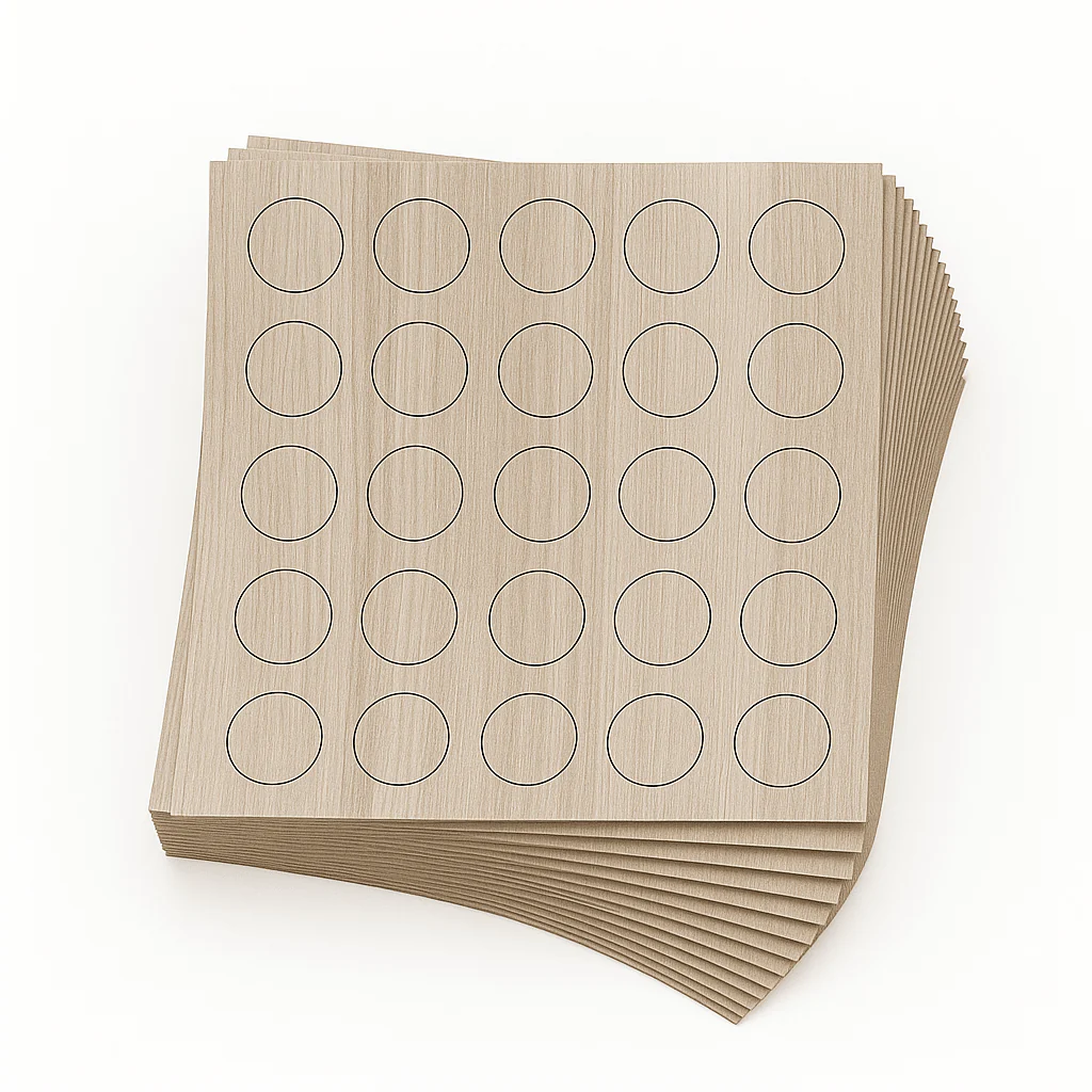 KwikCaps Self Adhesive Screw Cover Caps - White Aland Pine (159) H3430 ST22 - Image 2