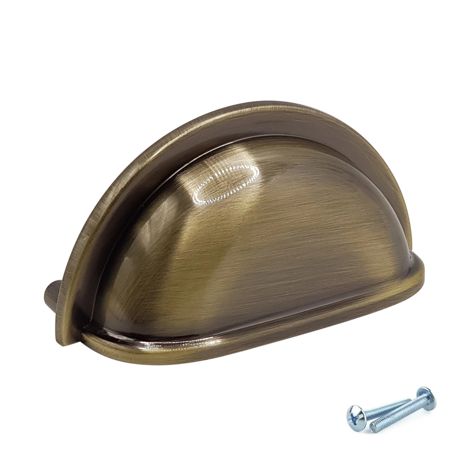 M4TEC Antique Brass Cup Handle Door, Drawer & Cupboard VD7 Series