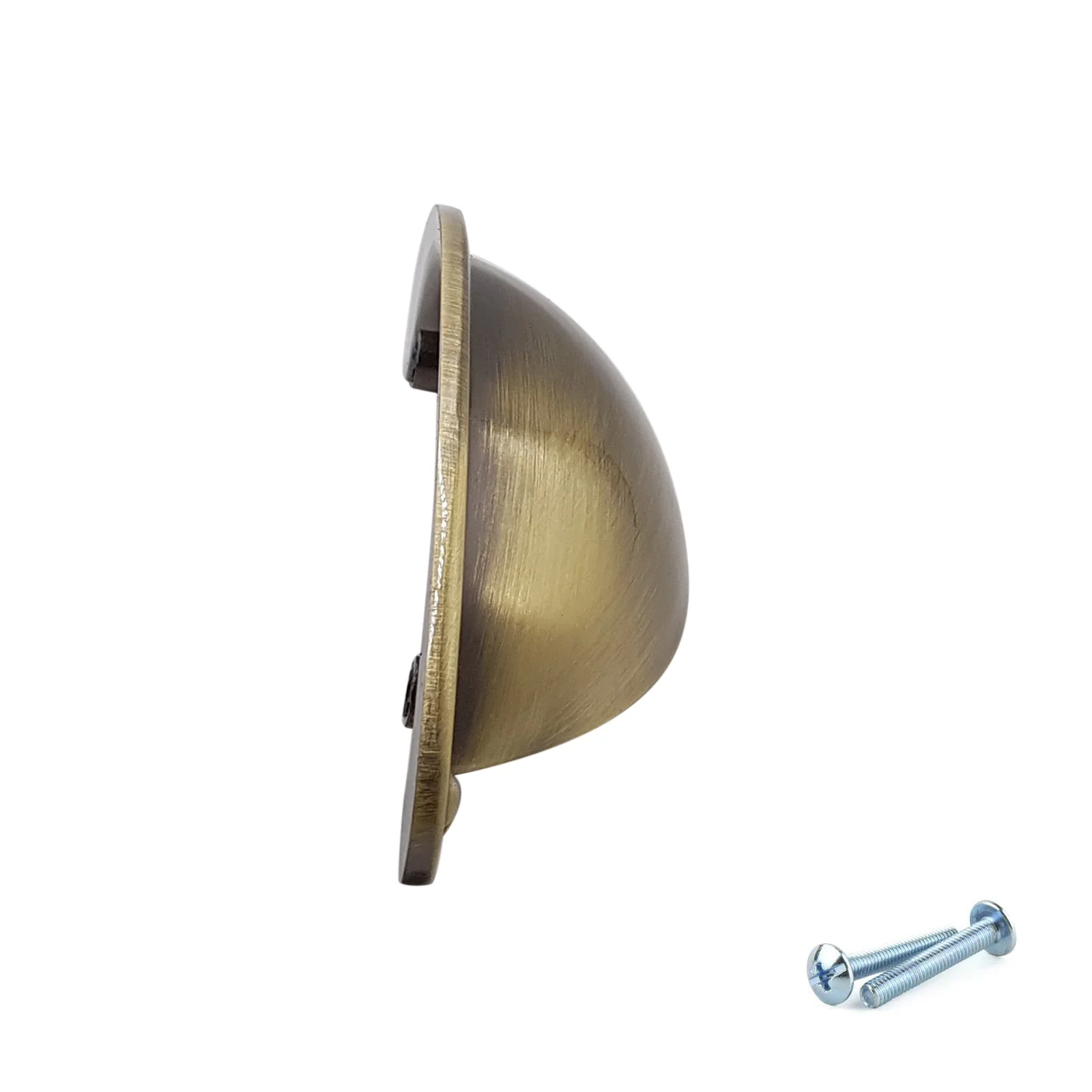M4TEC Antique Brass Cup Handle – Door, Drawer & Cupboard Pull (VD9 Series) - Image 3