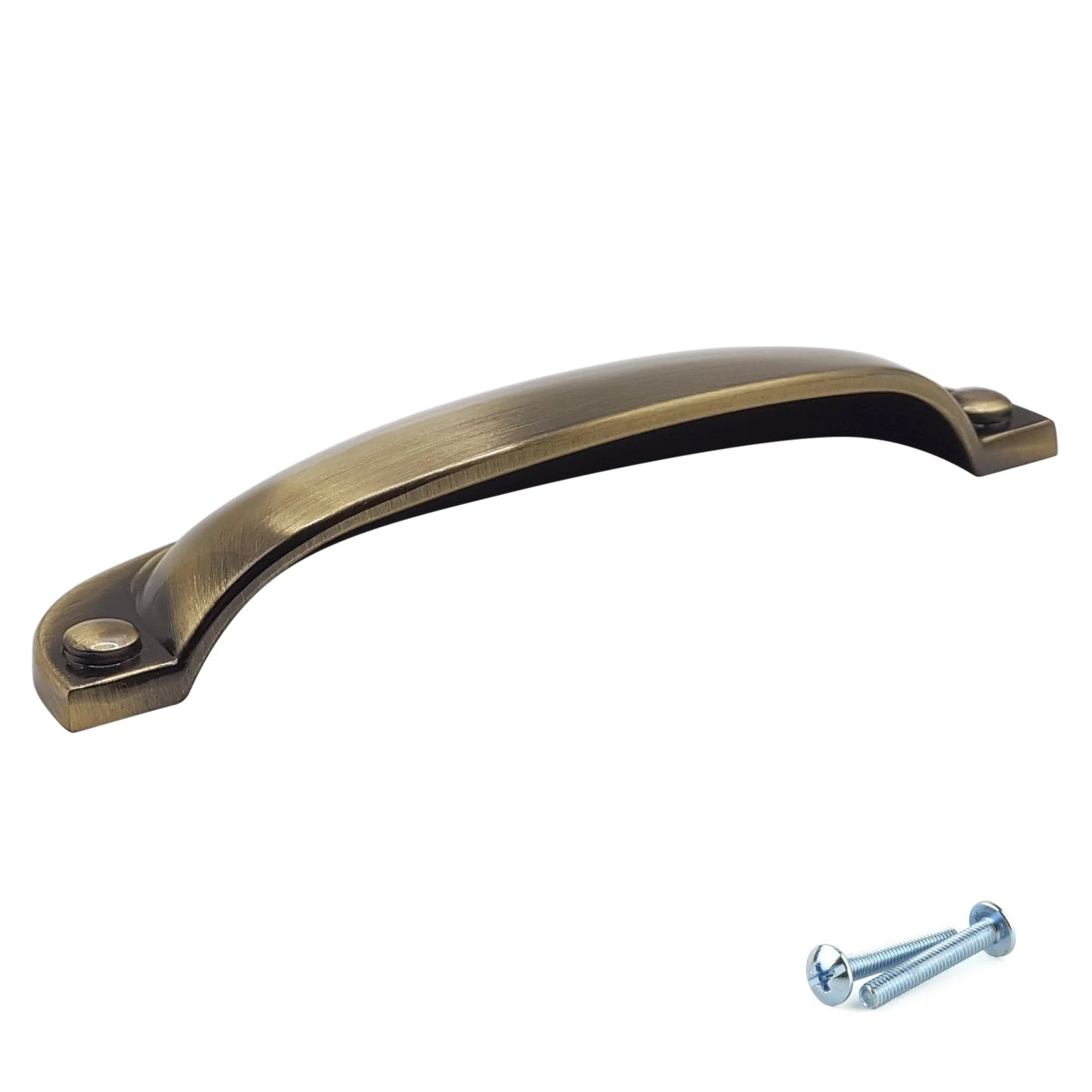 M4TEC Antique Brass Thin Cup Handle Door, Drawer & Cupboard VD8 series - Image 4