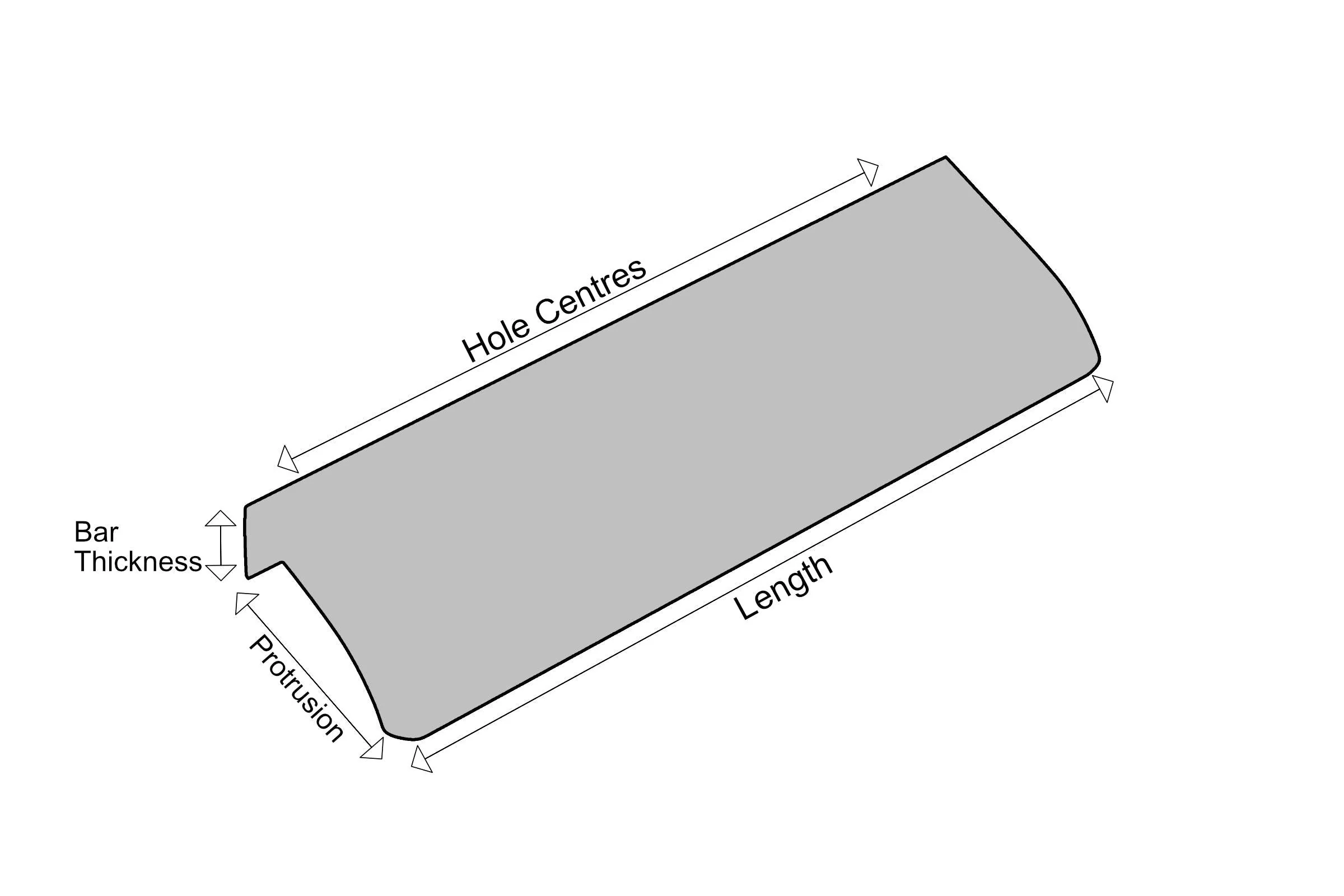 Brushed Inox Aluminium Cabinet Handle – Modern Cupboard, Drawer & Door Pull (Pack of 10) - Image 6