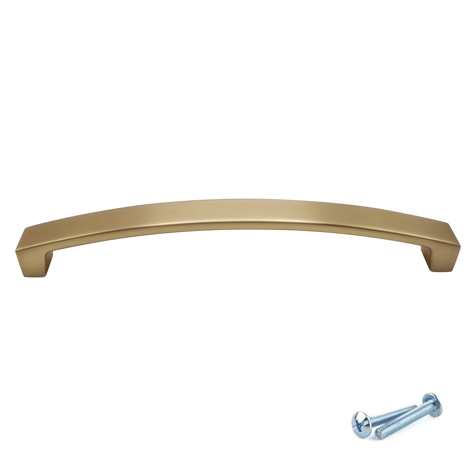M4TEC Brushed Brass Bow Handle – Cabinet, Drawer & Cupboard Pull in 3 Sizes (VE9 Series) - Image 2