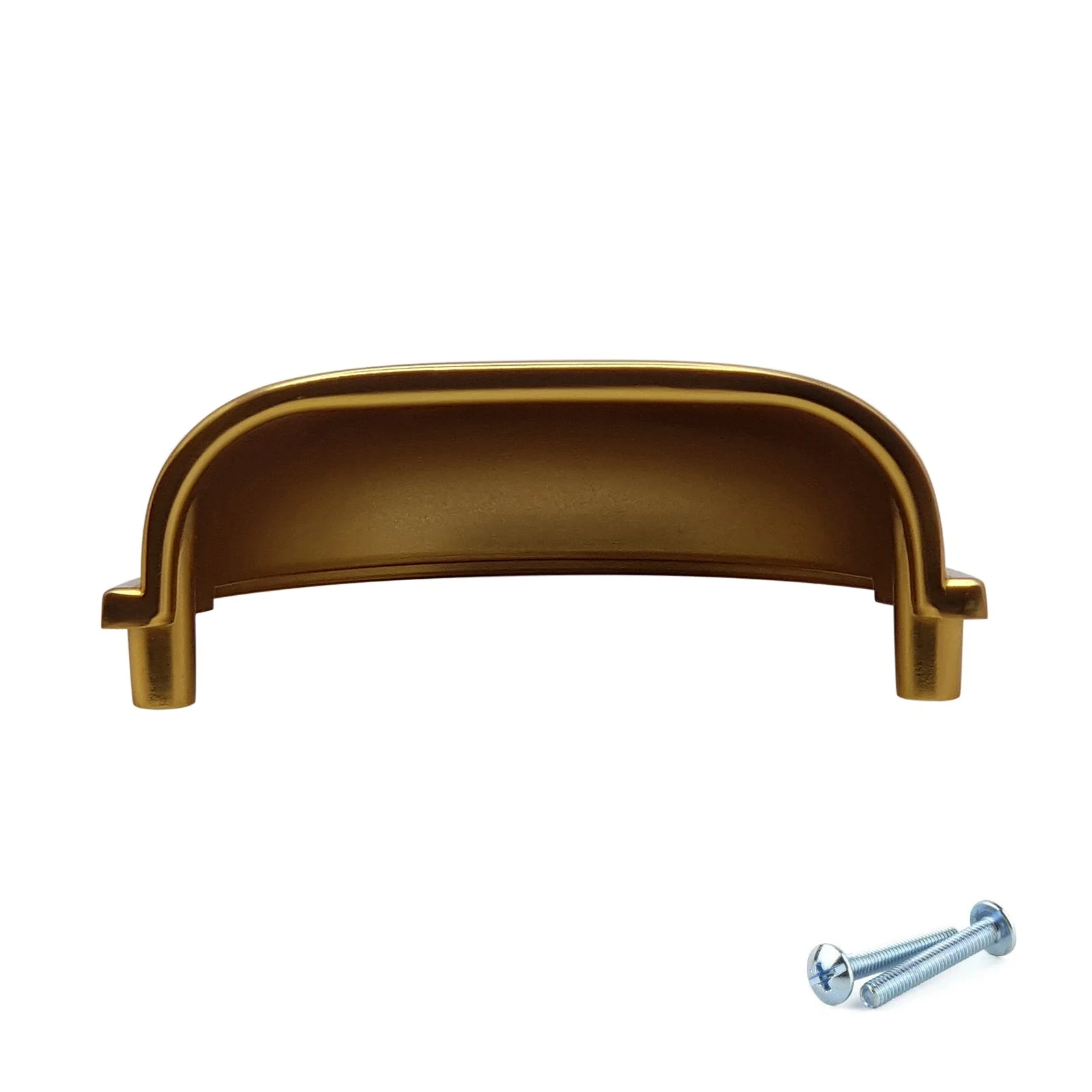 M4TEC Brushed Brass Cup Handle Door, Drawer & Cupboard VD7 series - Image 5