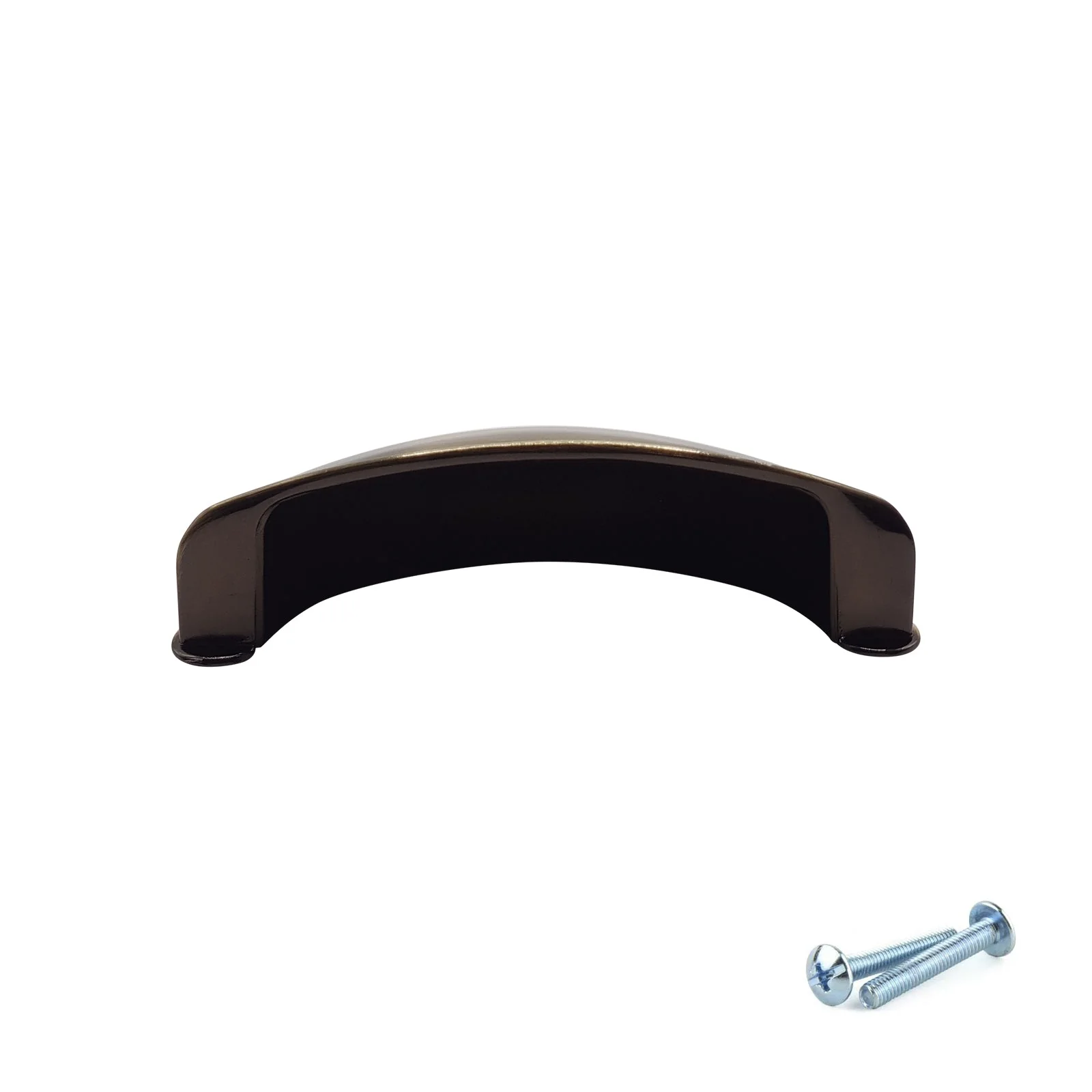 M4TEC Antique Brass Cup Handle – 79mm Brushed Brass Drawer & Cabinet Pull (VG3 Series) - Image 4