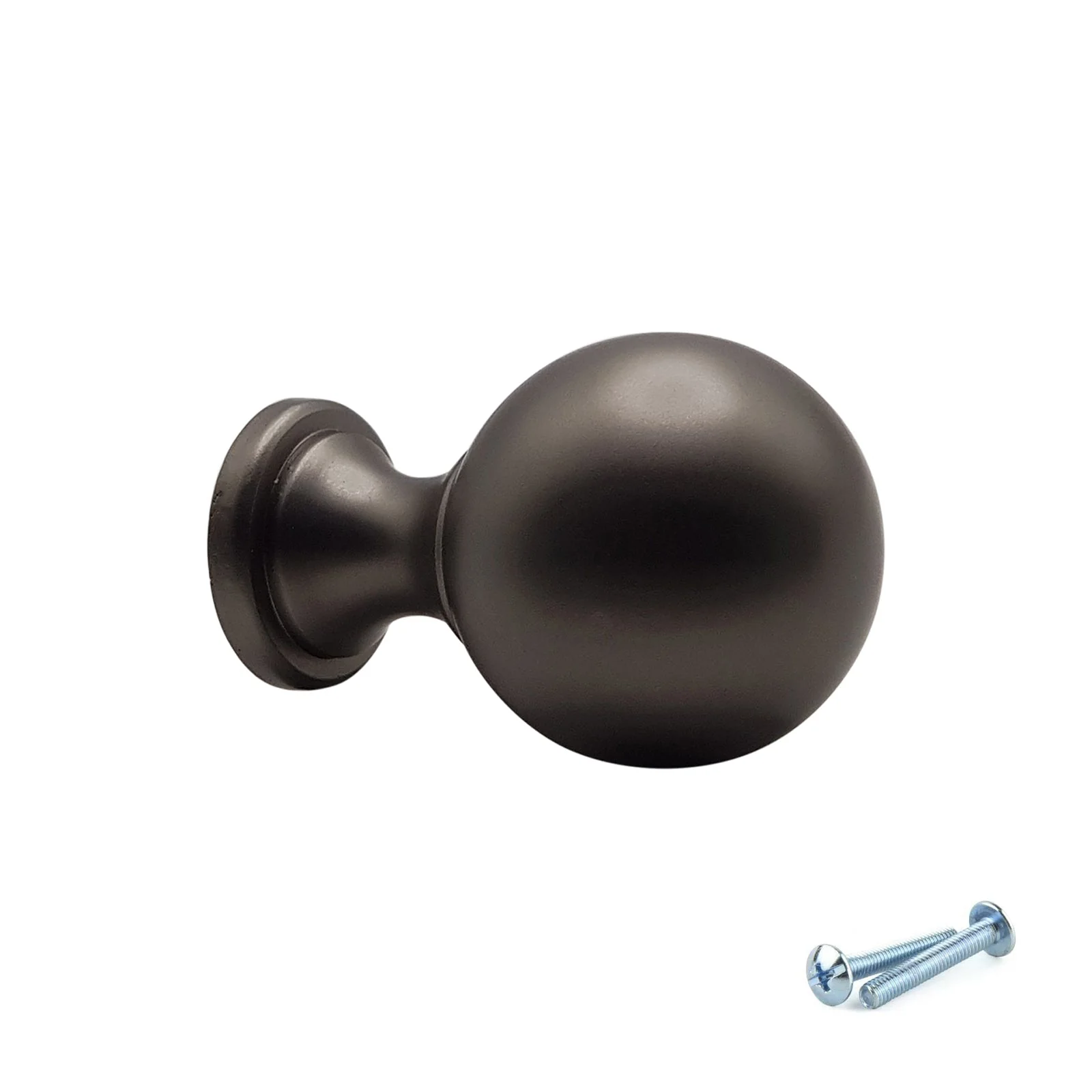 M4TEC Pearl Grey Round Knob Handle – VG9 Series (25mm Cabinet, Drawer & Cupboard Knob) - Image 3