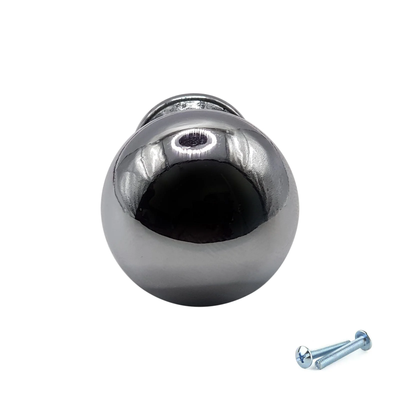 M4TEC Polished Chrome Round Knob Handle – VG9 Series (25mm Cabinet, Drawer & Cupboard Knob) - Image 3