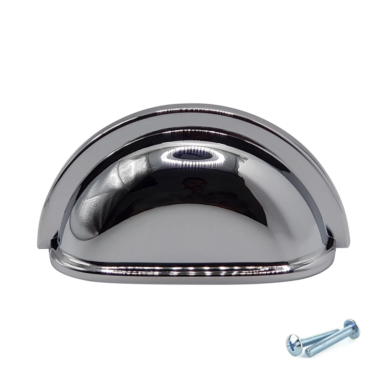 M4TEC Polished Chrome Cup Handle Door, Drawer & Cupboard VD7 series - Image 2