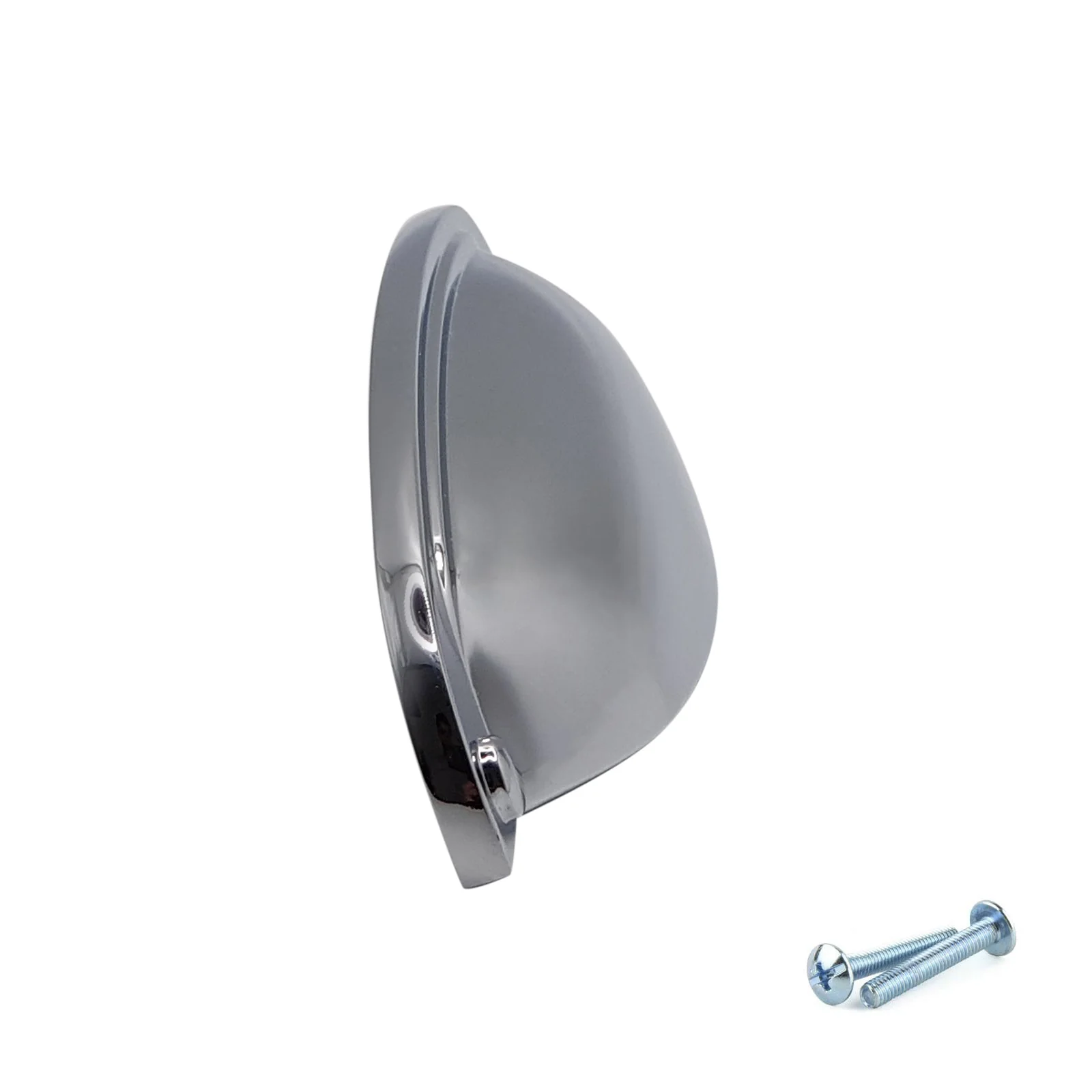 M4TEC Polished Chrome Thin Cup Handle Door, Drawer & Cupboard VD8 series - Image 3