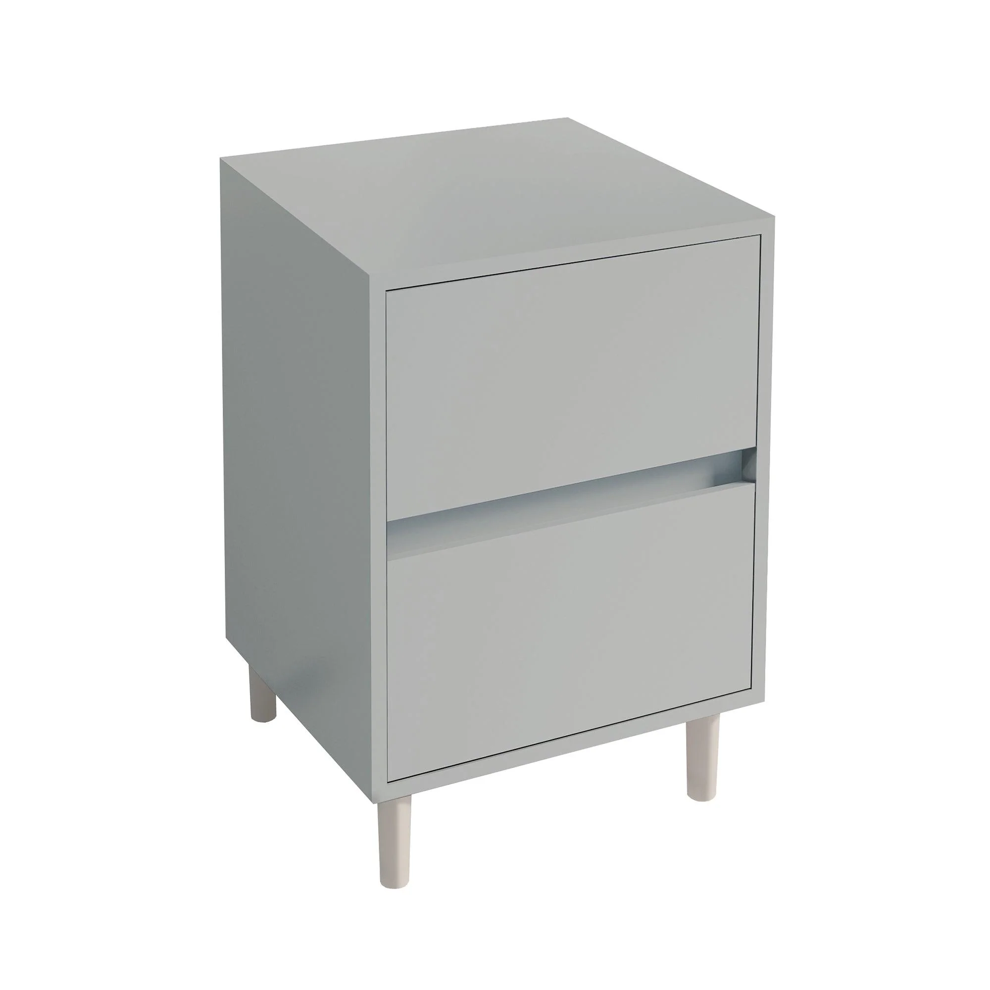 2 Drawer Soft Close Bedside Chest Of Drawers Table - Image 4