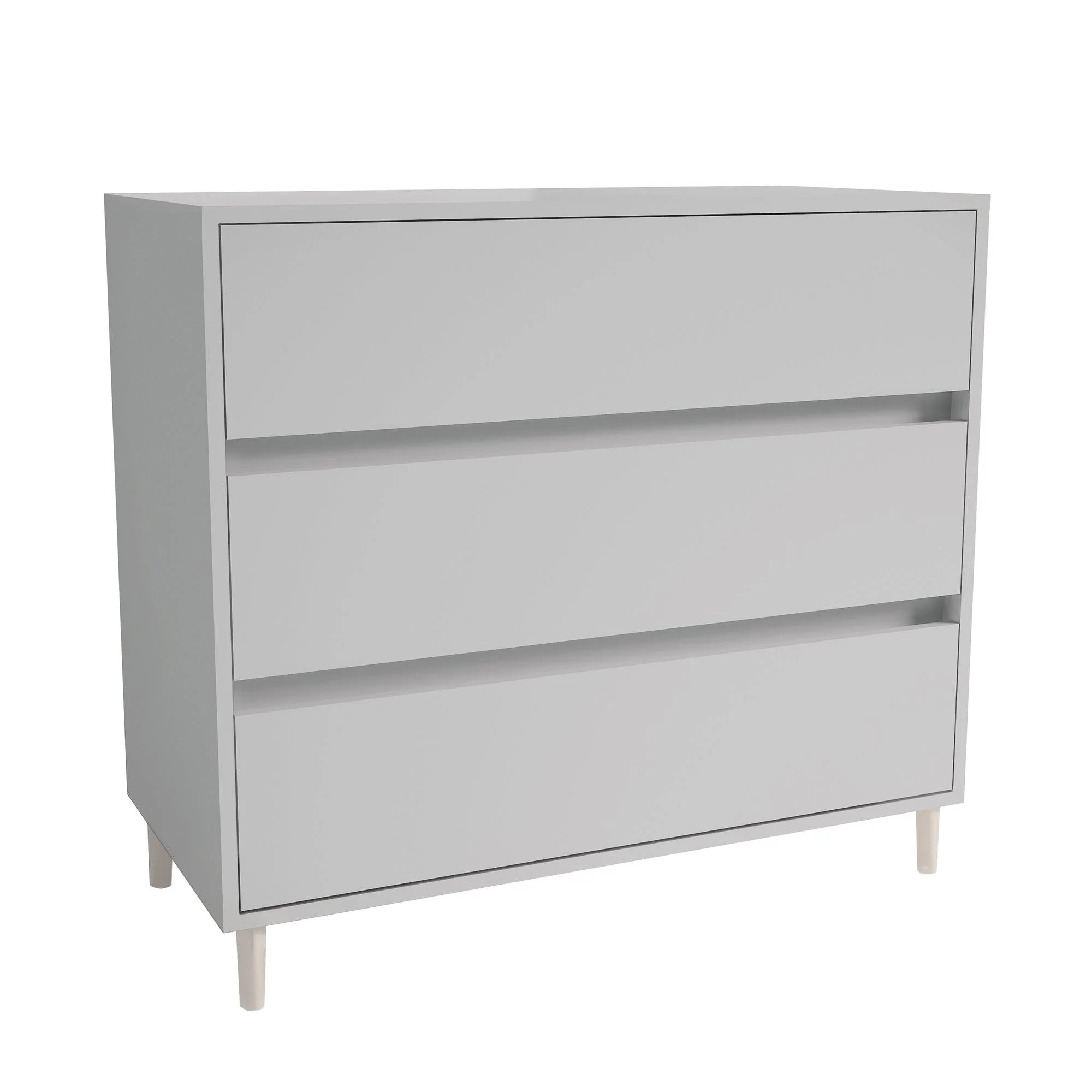 3 Drawer Soft Close Soft Close Bedside Chest Of Drawers Table - Image 7