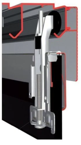 SpacePro (Stanley/Acme) Sliding Wardrobe Door Top Guide 17-4052-000 Replacement Part - Image 6